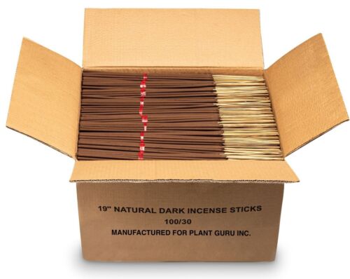 19 inch Unscented Incense Sticks (Natural Dark Brown)