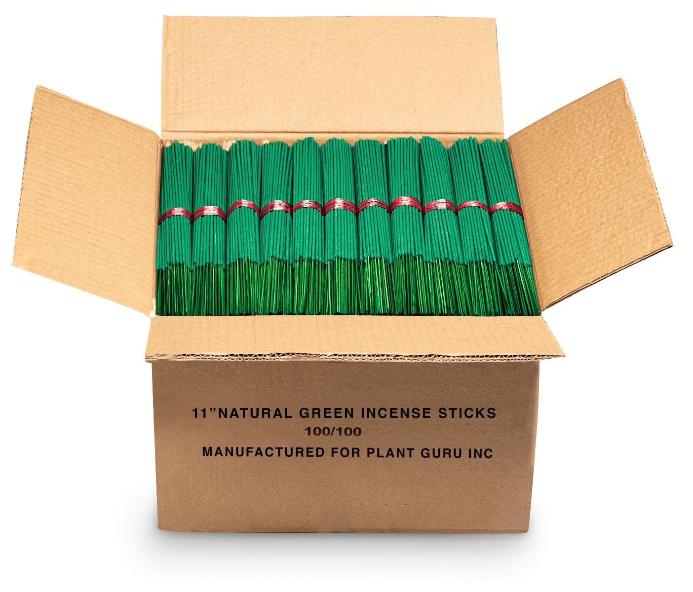 11 inch Unscented Incense Sticks (Green)