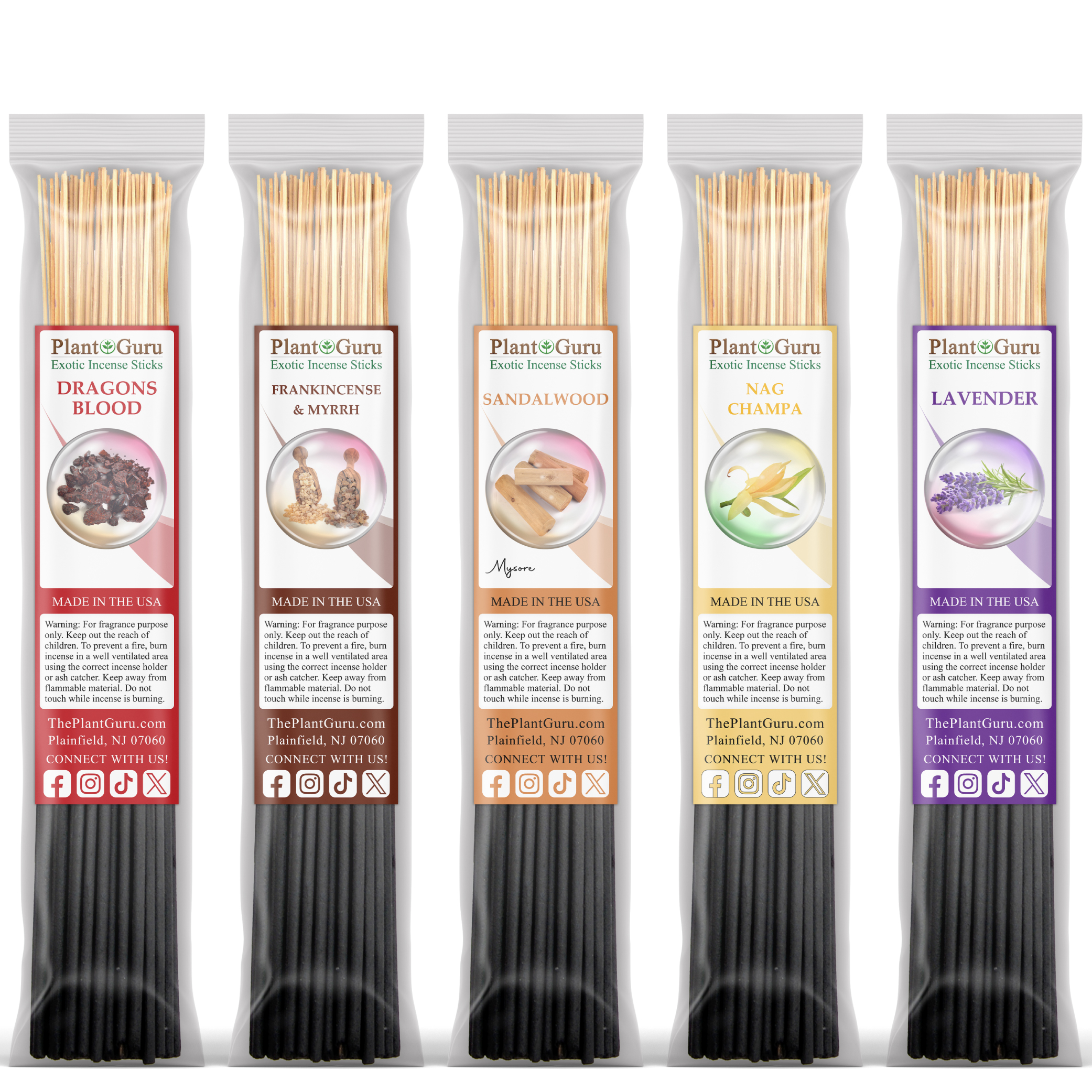 11 inch Scented Incense Sticks