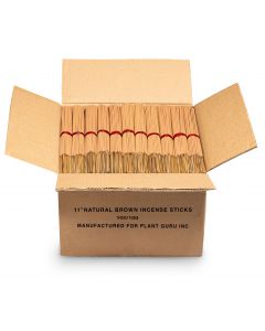 11" Unscented Incense Sticks (Natural Light Brown)