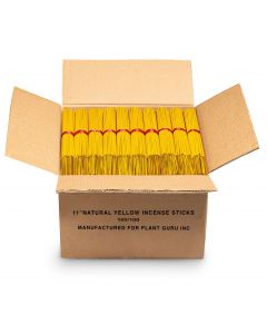 11" Unscented Incense Sticks (Yellow)