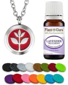 Essential Oil Diffuser Necklace Set With Lavender 10 ml