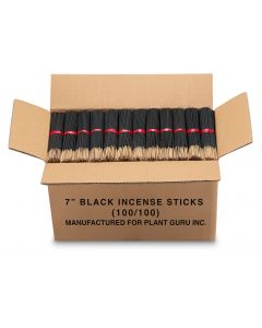 7" Unscented Charcoal Incense Sticks (Black)