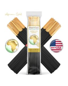 African Gold Incense Sticks 7"