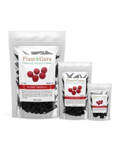 Atomic Fire Ball 2" Charcoal Incense Cones Backflow