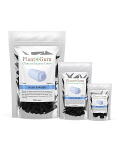 Baby Powder 2" Charcoal Incense Cones Topflow