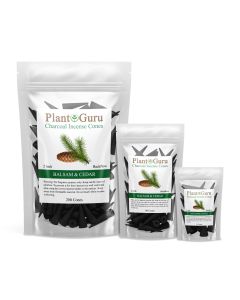 Balsam & Cedar 2" Charcoal Incense Cones Backflow
