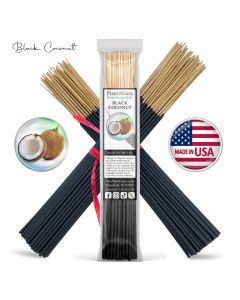 Black Coconut Incense Sticks 11"