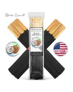 Black Coconut Incense Sticks 7"