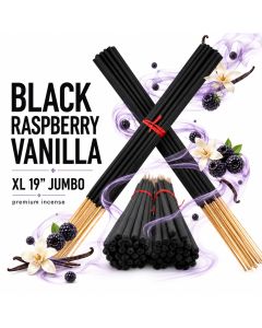 Black Raspberry Vanilla Jumbo Incense Sticks 19 Inches