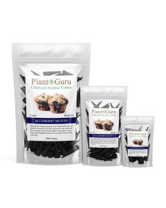Blueberry Muffin 2" Charcoal Incense Cones Backflow