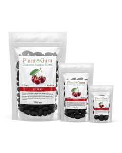 Cherry 1.25" Charcoal Incense Cones Backflow