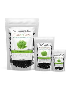 Citronella 2" Charcoal Incense Cones Backflow