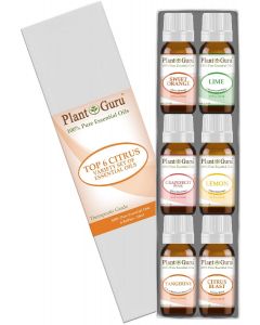 CITRUS ESSENTIAL OIL VARIETY SET - 6 PACK