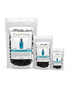 Clear Waters 1.25" Charcoal Incense Cones Backflow