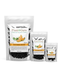Cucumber Melon 2" Charcoal Incense Cones Backflow