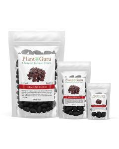 Dragon's Blood 1.25" Charcoal Incense Cones Backflow