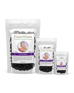 Eat It Raw 1.25" Charcoal Incense Cones Backflow