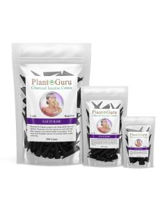 Eat It Raw 2" Charcoal Incense Cones Backflow