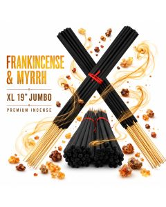 Frankincense and Myrrh Jumbo Incense Sticks 19"