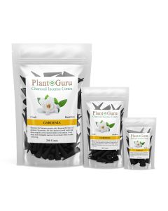 Gardenia 2" Charcoal Incense Cones Backflow