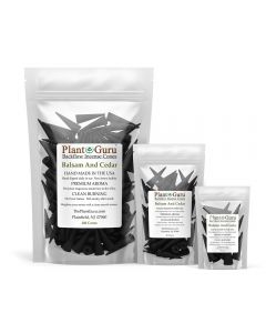 Balsam & Cedar  Charcoal Incense Cones Backflow 2"