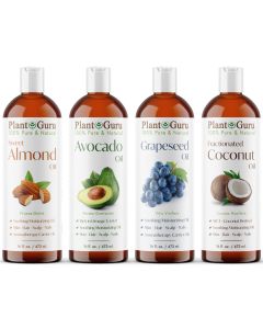 Carrier Oil Variety Set - 4 Pack - 16 oz. Bottles