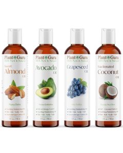 Carrier Oil Variety Set - 4 Pack - 4 oz. Bottles
