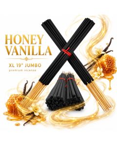 Honey Vanilla Jumbo Incense Sticks 19 Inches