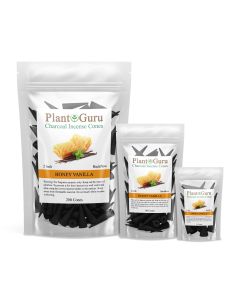 Honey Vanilla 2" Charcoal Incense Cones Backflow