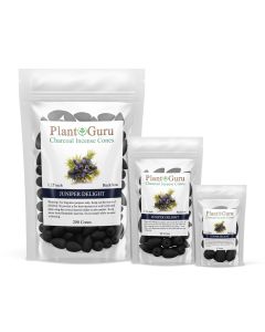 Juniper Delight 1.25" Charcoal Incense Cones Backflow
