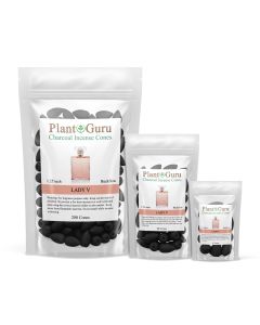 Lady V 1.25" Charcoal Incense Cones Backflow