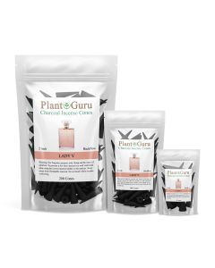 Lady V 2" Charcoal Incense Cones Backflow