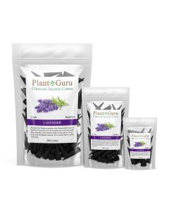 Lavender 2" Charcoal Incense Cones Backflow