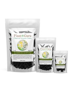 Lemon Eucalyptus 2" Charcoal Incense Cones Backflow
