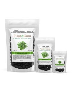 Lemongrass 1.25" Charcoal Incense Cones Backflow
