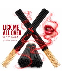 Lick Me All Over Jumbo Incense Sticks 19 Inches