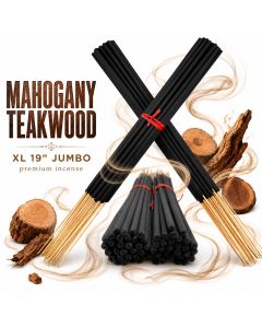 Mahogany Teakwood Jumbo Incense Sticks 19 Inches