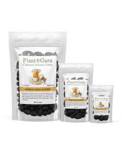 Oatmeal, Milk & Honey 1.25" Charcoal Incense Cones Backflow