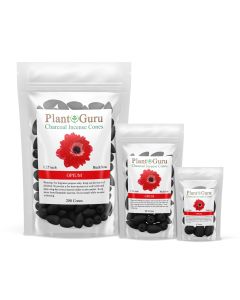Opium 1.25" Charcoal Incense Cones Backflow