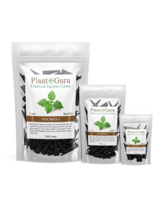 Patchouli 2" Charcoal Incense Cones Backflow