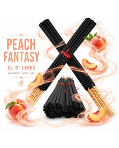 Peach Fantasy Jumbo Incense Sticks 19 Inches