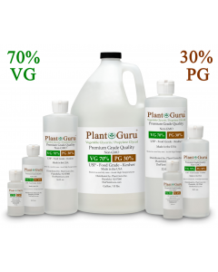 70/30 Vegetable Glycerin & Propylene Glycol VG PG Blend USP Kosher Food Grade
