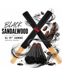 Sandalwood "Black" Jumbo Incense Sticks 19 Inches