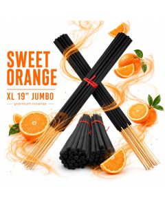 Sweet Orange Jumbo Incense Sticks 19 Inches