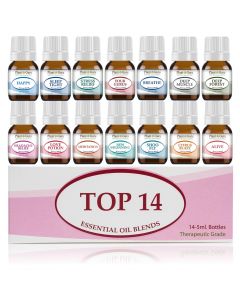 Essential Oil Blends Variety Set- 14 Pack 5 ml