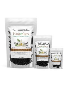 Vanilla Fantasy 2" Charcoal Incense Cones Backflow