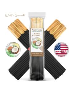 White Coconut Incense Sticks 7"