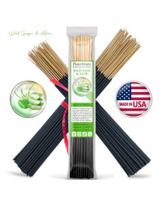 Wild Sage & Aloe Incense Sticks 11" 
