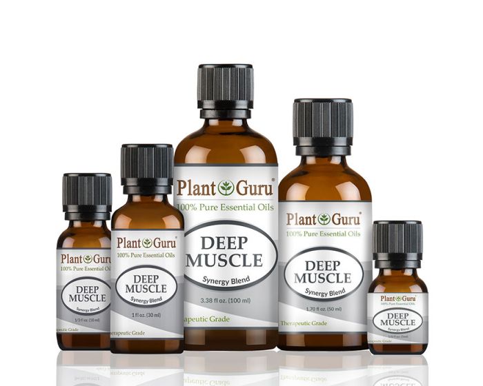 Deep Muscle Pain Relief 100% Pure Essential Oil Therapeutic Grade